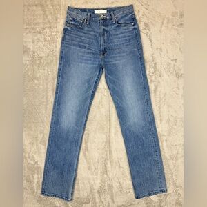 MOTHER Women's Straight Leg Jeans - Blue